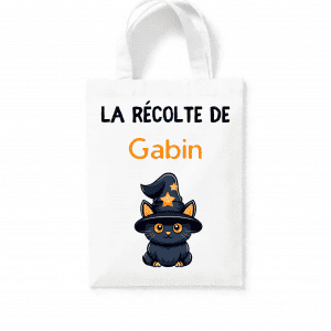 Tote bag chat halloween