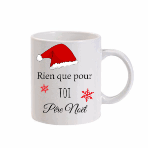 Mug du père noël bonnet