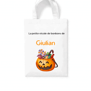 Tote bag citrouille halloween