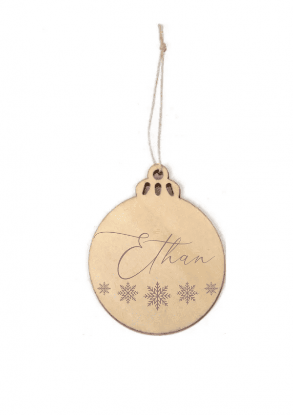 Boule noël enfant flocon