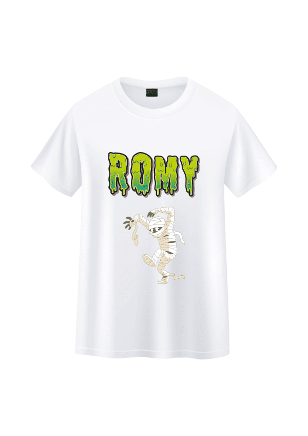 Tee-shirt enfant squelette halloween