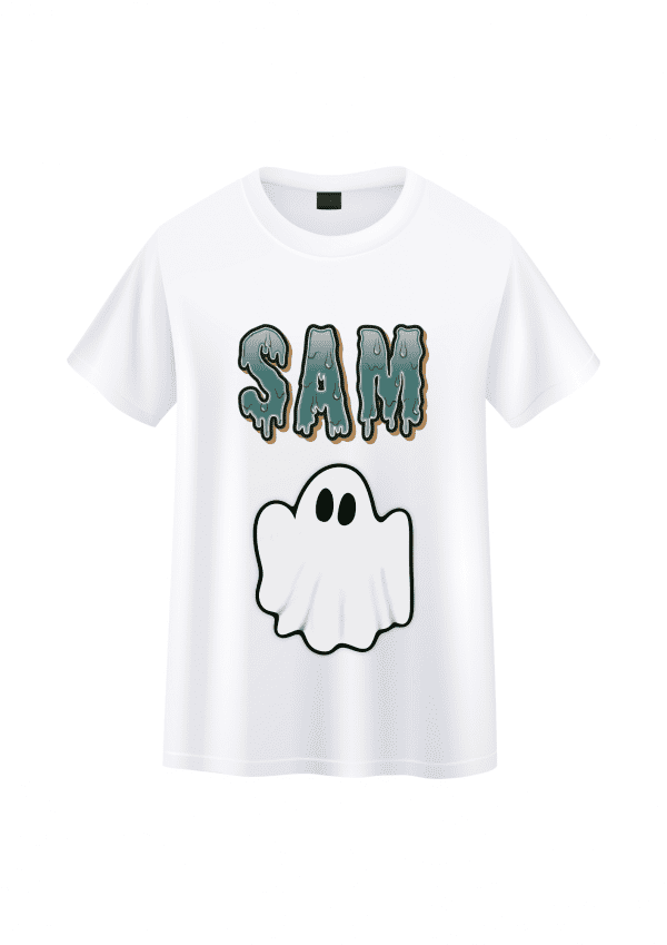 Tee-shirt enfant gris halloween