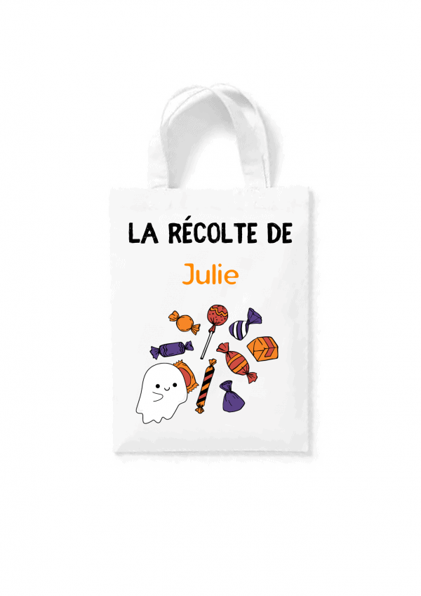 Tote bag bonbons halloween