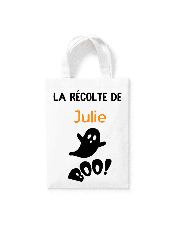 Tote bag boo halloween