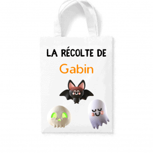 Tote bag chauve souris halloween