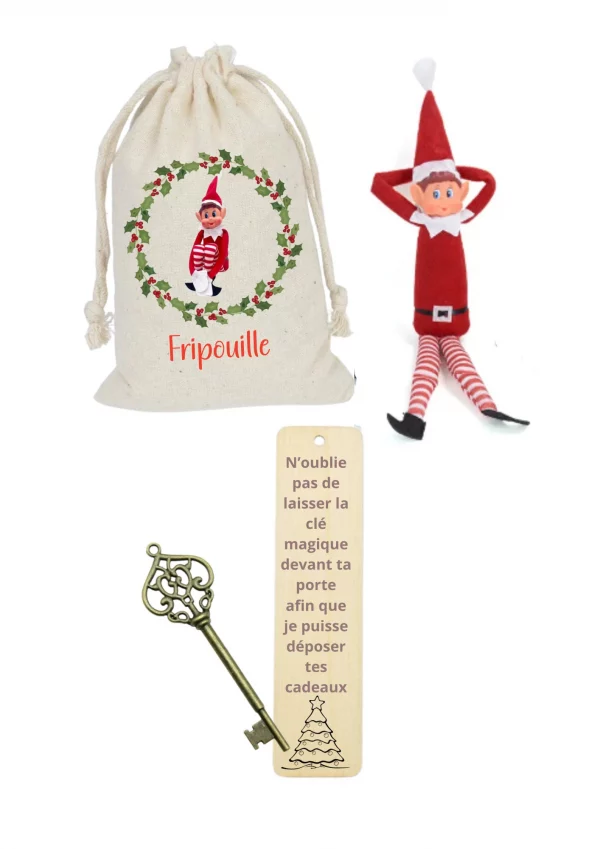 Lutin farceur père noël