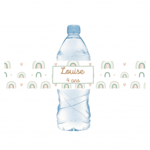 étiquettes pour bouteille eau Décoration papeterie personnalisée  anniversaire