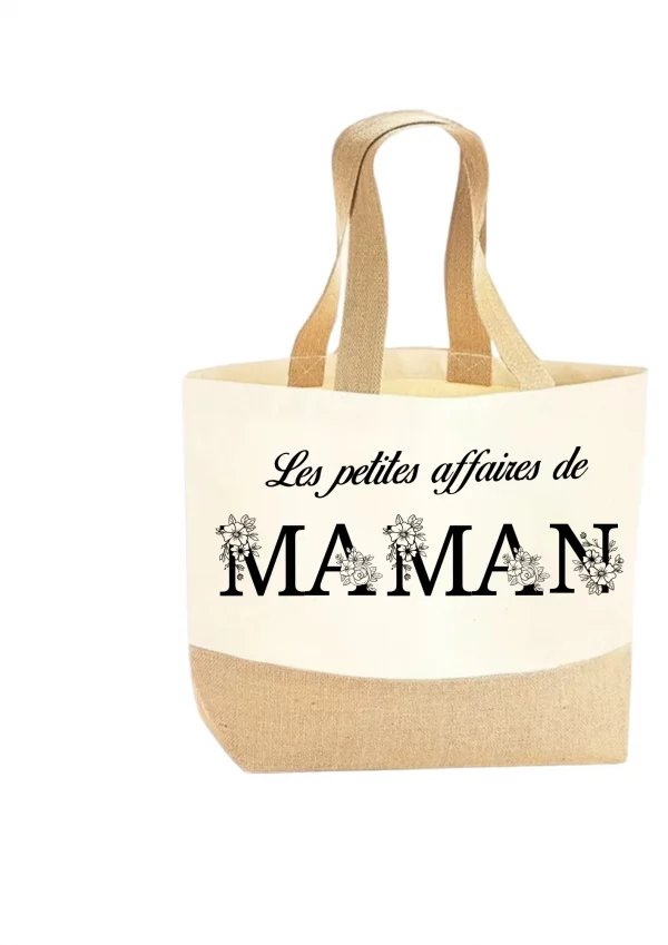 Sac cabas en toile fleuries