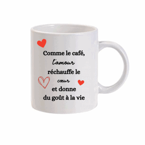 Mug café amour