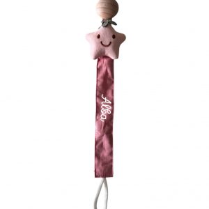 Attache tétine étoile