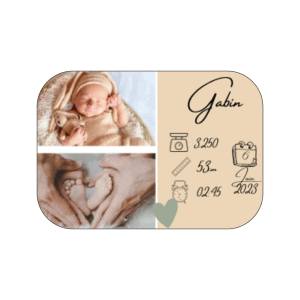 Magnet photo annonce naissance