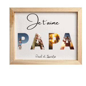 Affiche Personnalisée papa