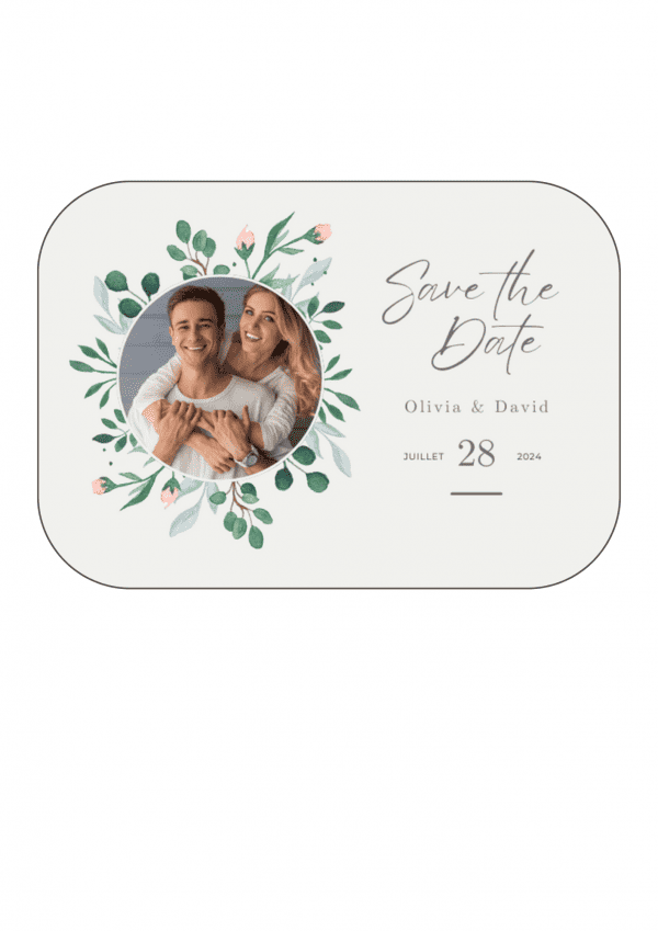Magnet photo mariage