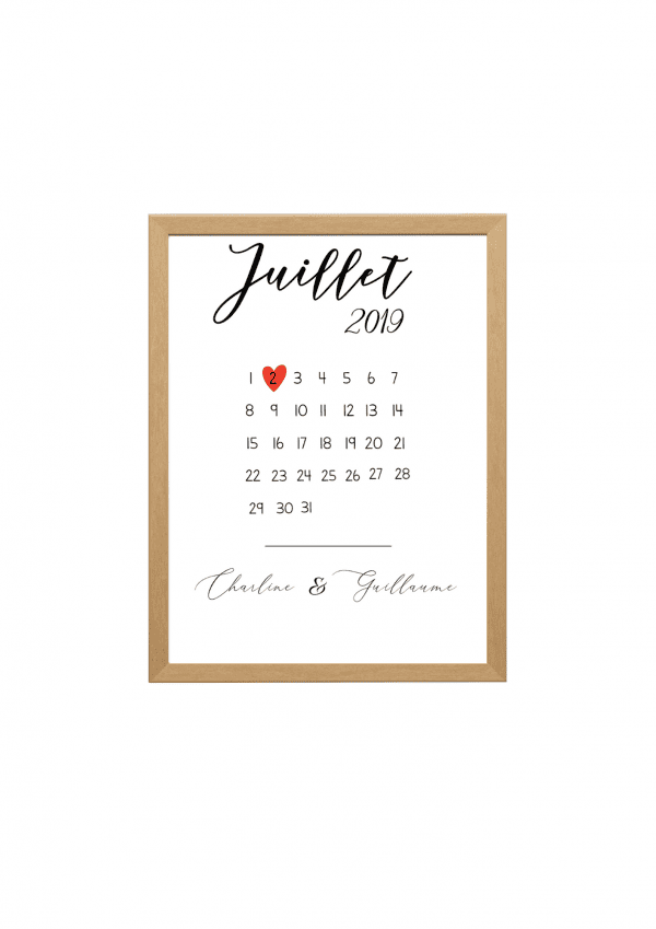 Affiche Personnalisée Saint-Valentin