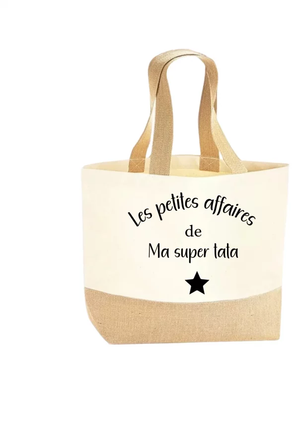 Sac cabas en toile étoile
