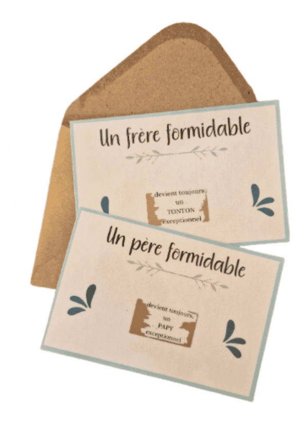 Carte à gratter bleu