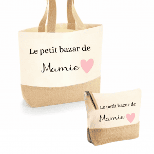 Duo sac et trousse coeur