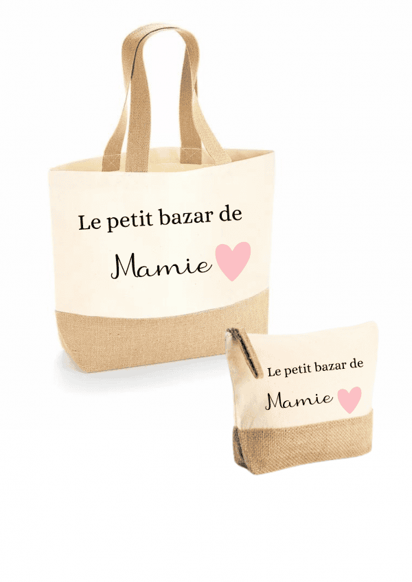 Duo sac et trousse coeur