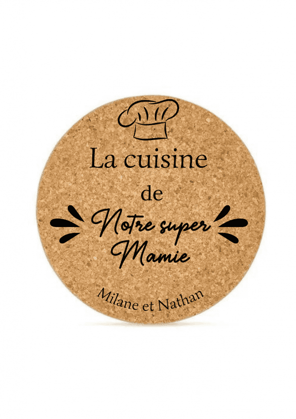 Dessous de plat mamie toque