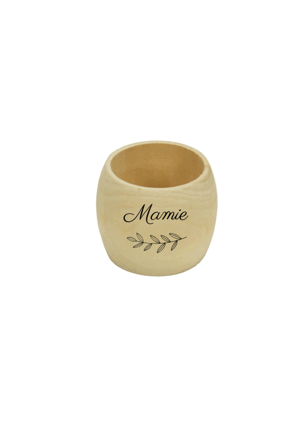 Rond de serviette mamie branche