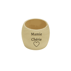 Rond de serviette mamie coeur
