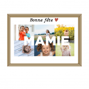 Affiche photo bonne fête mamie