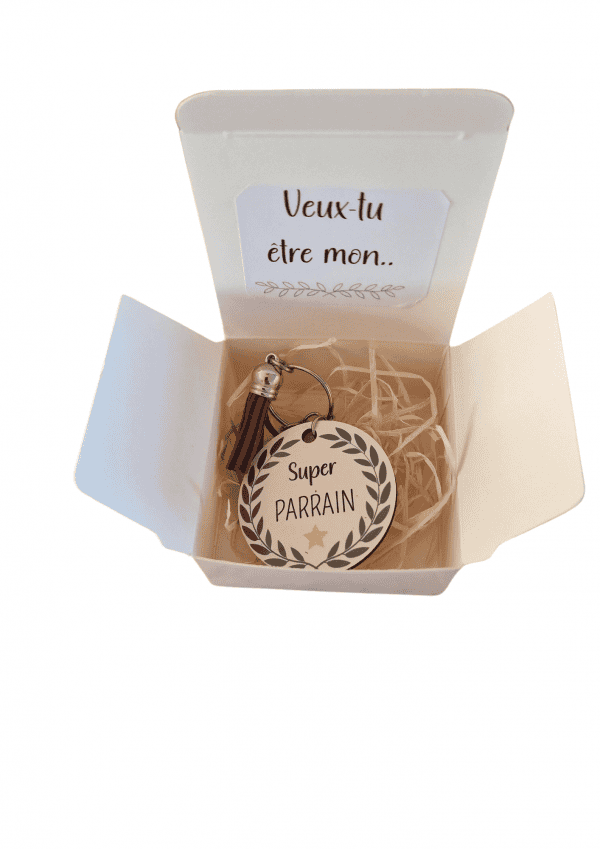 boîte cadeau annonce vert