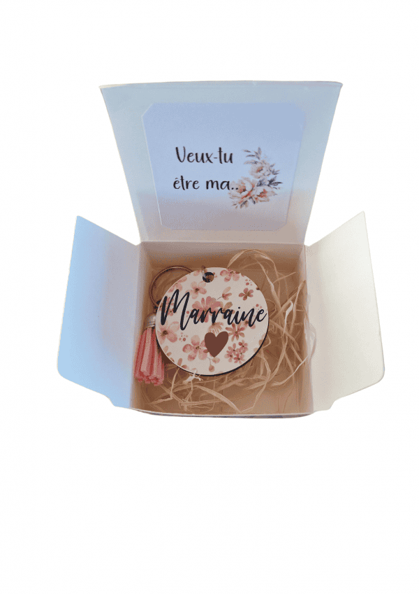 boite cadeau annonce rose