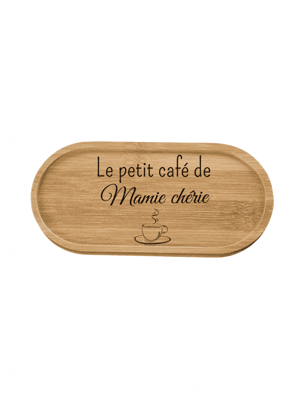 Plateau à café mamie