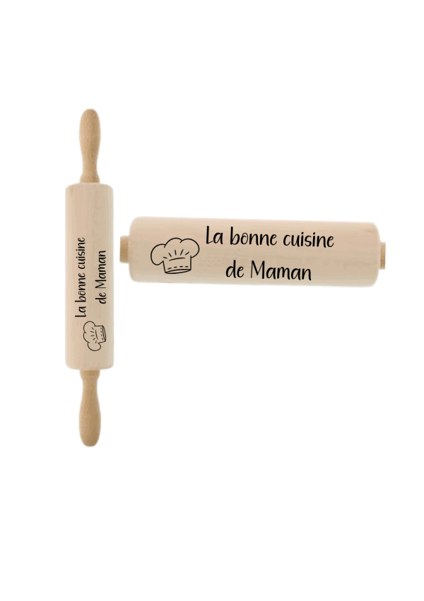 Rouleau à pâtisserie maman toque