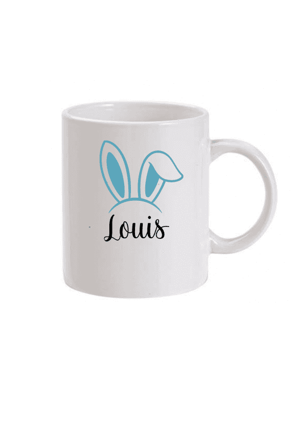 Mug de Pâques Personnalisé oreilles