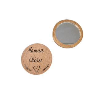 Miroir de poche maman chérie