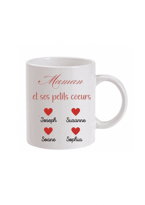 Mug maman coeurs