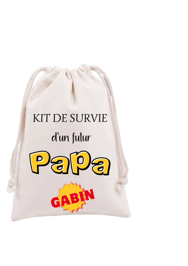 Sac de survie d'un futur papa