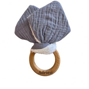 Hochet oreilles bleu