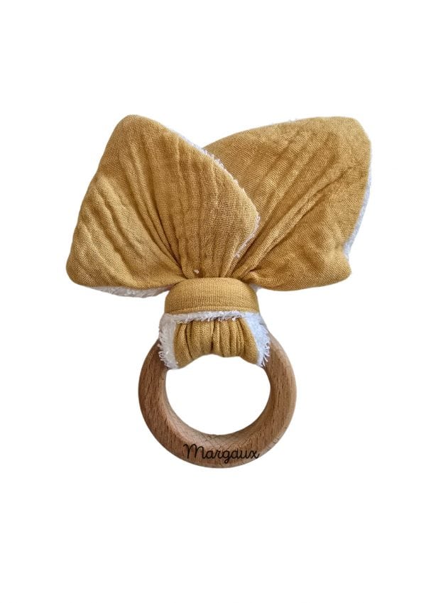 Hochet oreilles moutarde