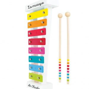 Xylophone en bois coloré