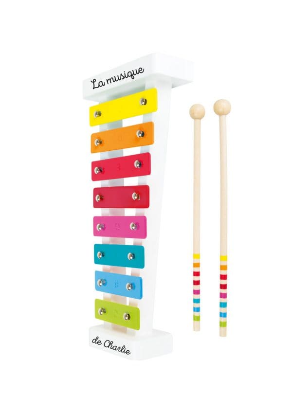 Xylophone en bois coloré
