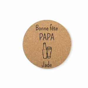 Dessous de verre papa