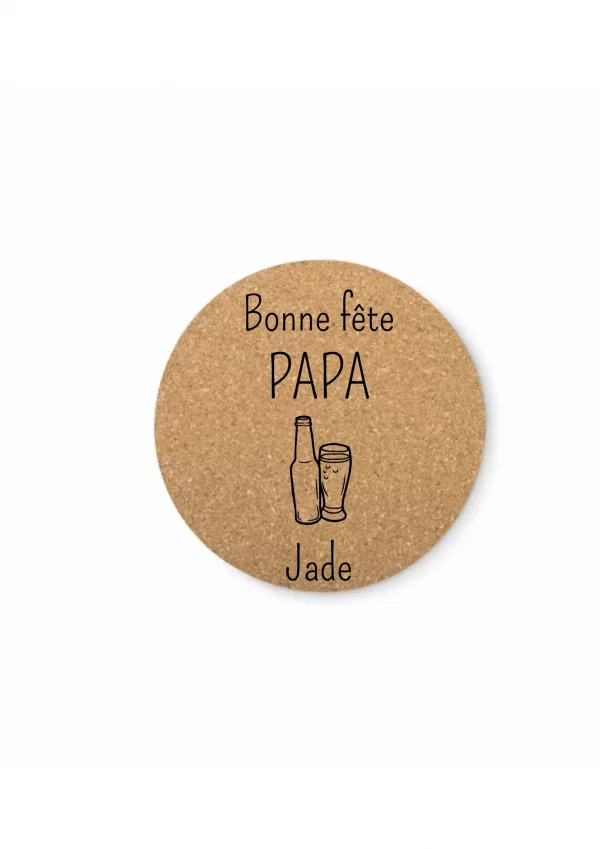 Dessous de verre papa