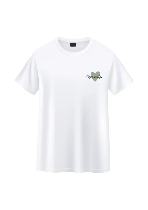 Tee-shirt papa coeur