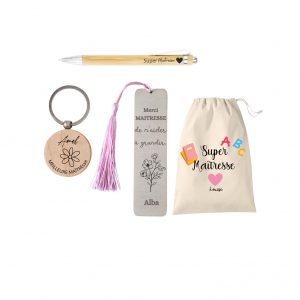 Coffret fin d’année scolaire maîtresse