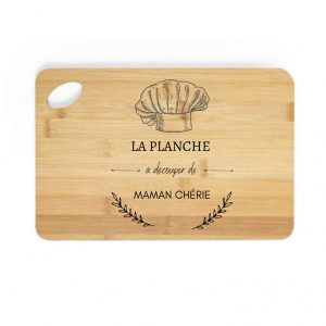 Planche apéro en bois toque