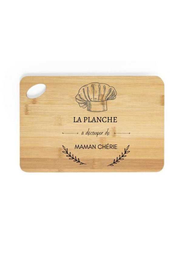 Planche apéro en bois toque