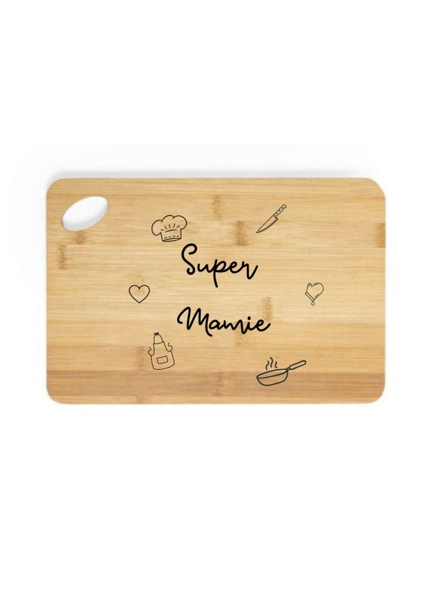 Planche apéro en bois à motifs