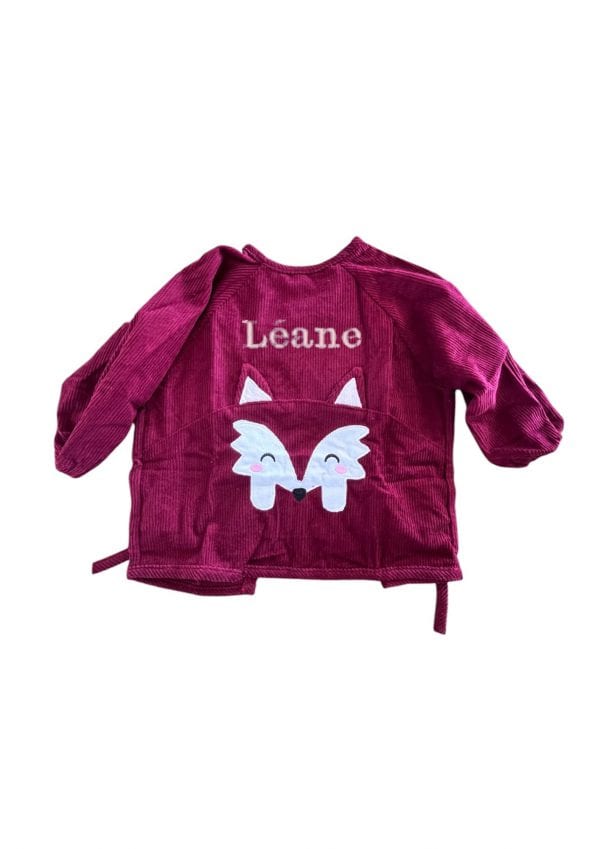 Blouse renard bordeaux