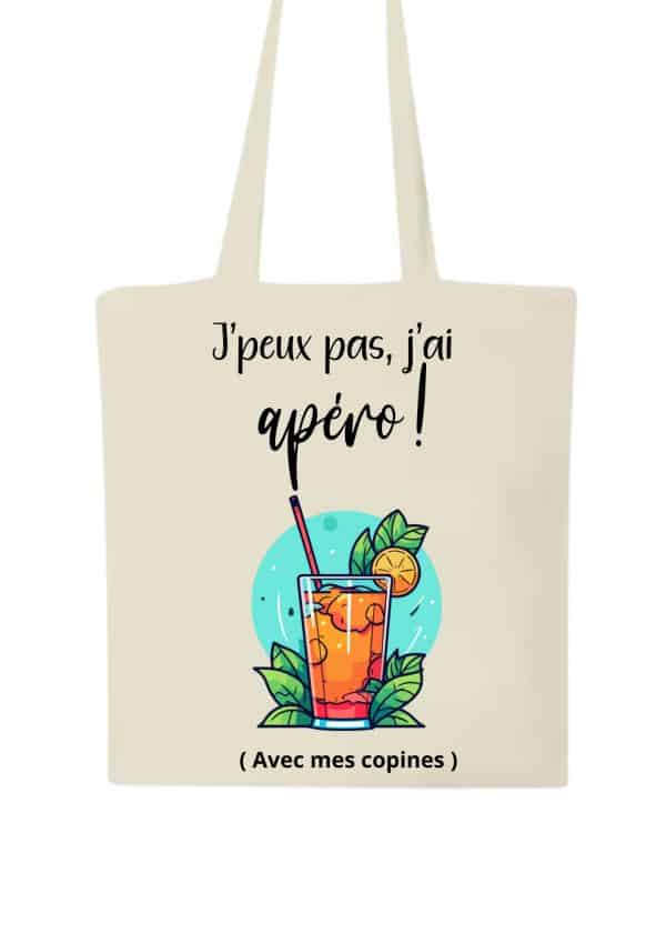 Tote Bag Apéro J'peux pas