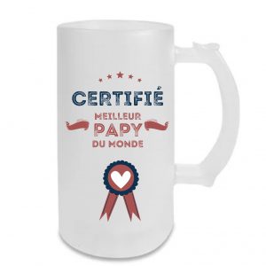 Chope de Bière Personnalisée certifié