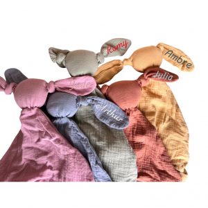 Doudou Lapin Brodé