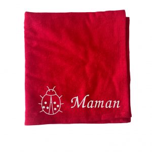 Serviette de Table Personnalisée rouge